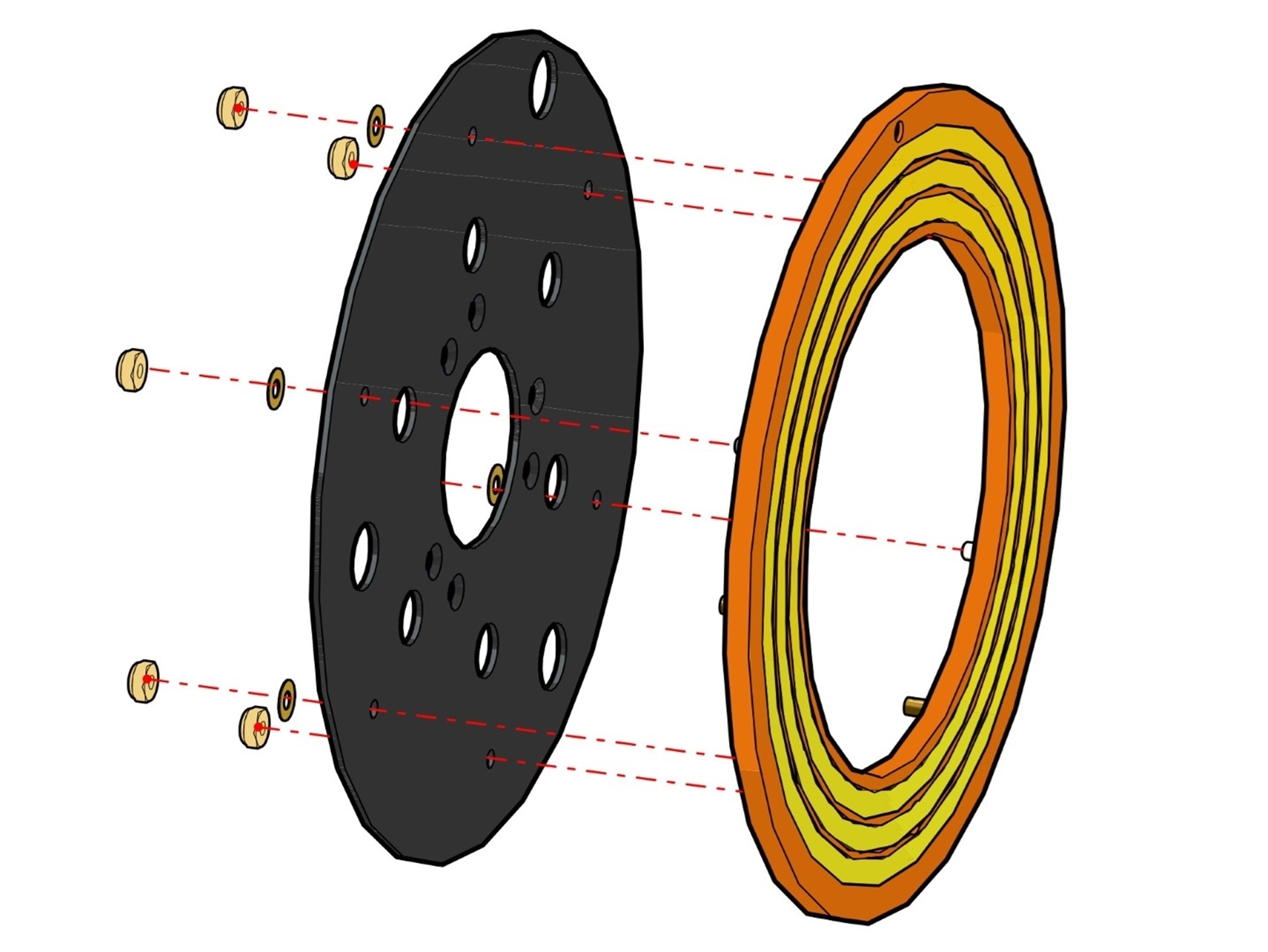 Picture of 4.3.2.1 Pre-Fit Std Slipring to Plate