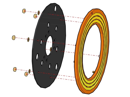 Picture of 4.3.2.1 Pre-Fit Std Slipring to Plate