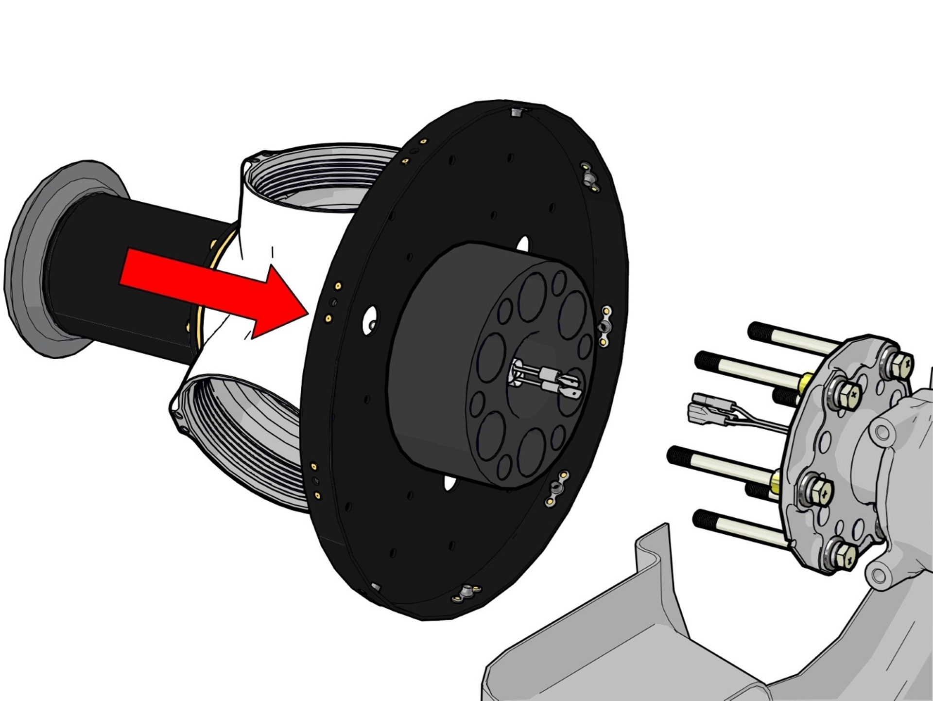 Picture of 4.4.2  Hub Installation with Spacer
